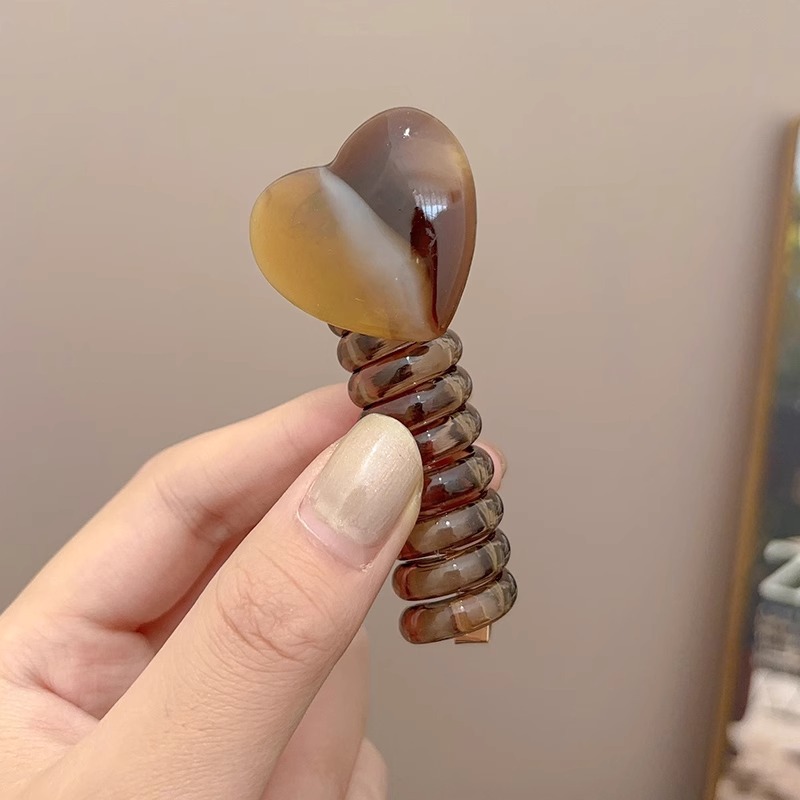 Hermosa niña amor burbuja trenzado artefacto de cabello de verano de alta elasticidad línea telefónica duradera bucle de cabello atado cabello