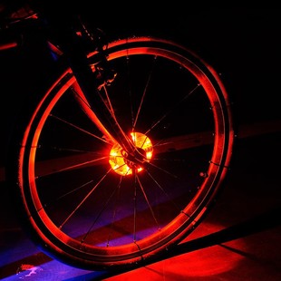 Bicycle Lantern Night Riding Wind Wheel Cycling Equipment Equipment Set Mountain Tire Tire Lantern Wheel Decoration Light