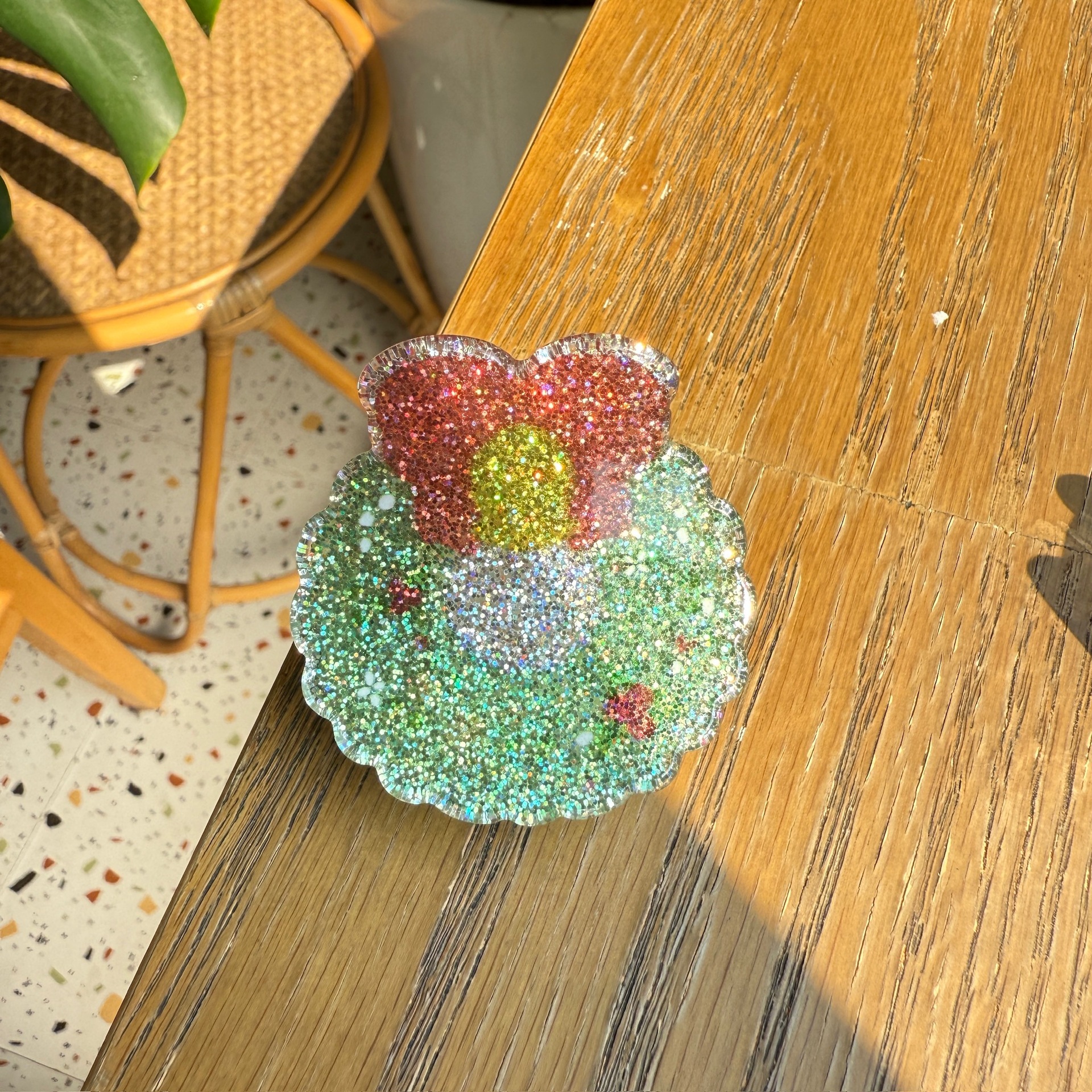 Cute Women's Christmas Tree Santa Claus Christmas Socks Arylic Hair Claws display picture 3