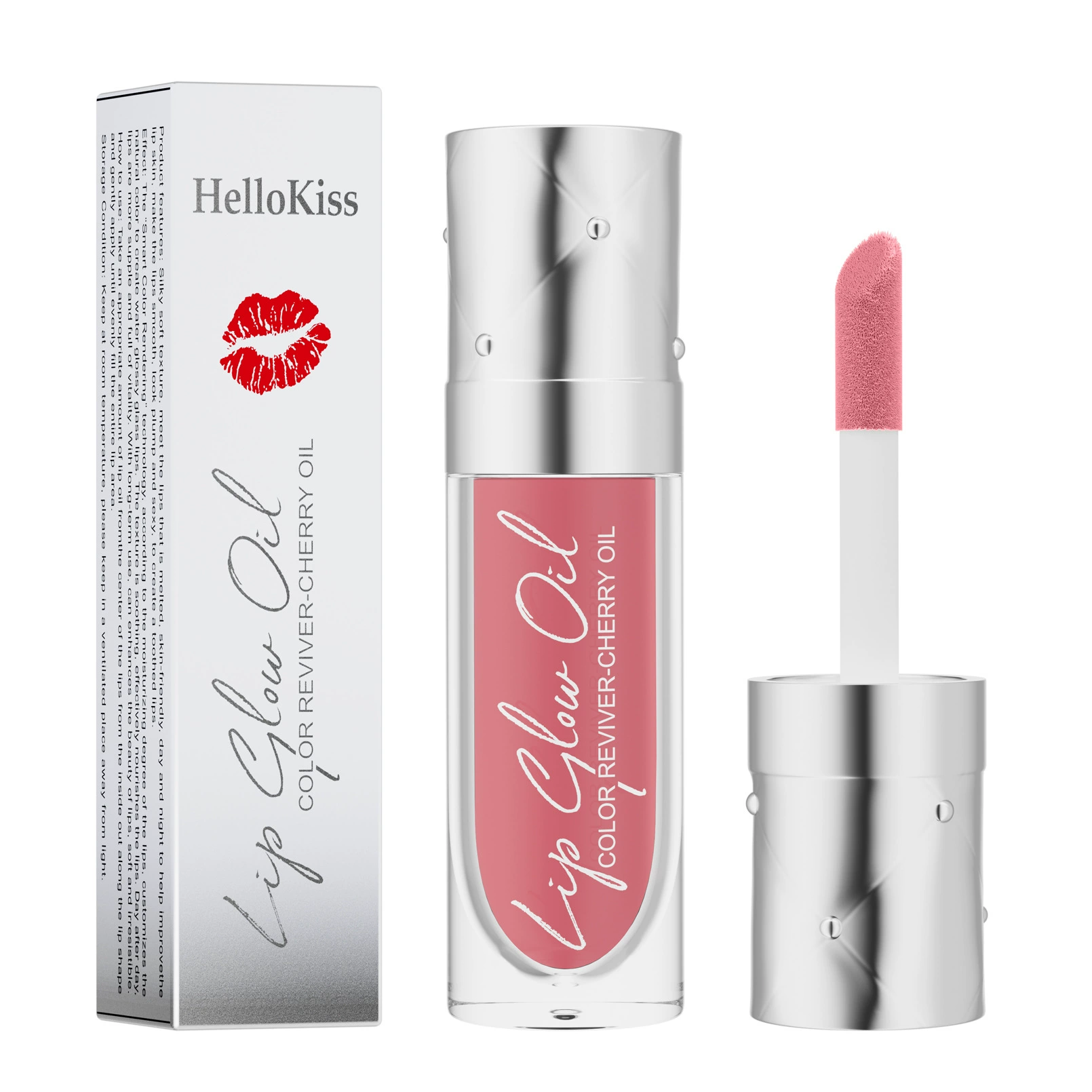 Помада HelloKiss, блеск для губ, помада-мате, светлый оттенок, не исчезает