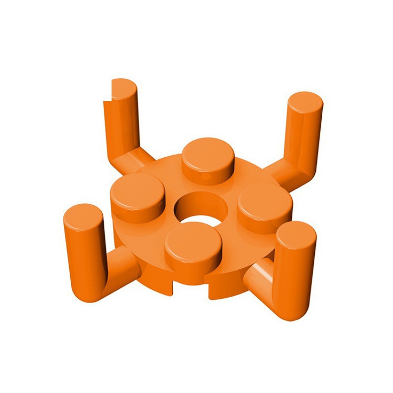 【500g】MOC 98284 小颗粒积木散件国产配件 2x2四侧带向上弯柄板