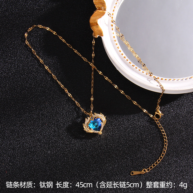 비이 피치 하트 블루 A010