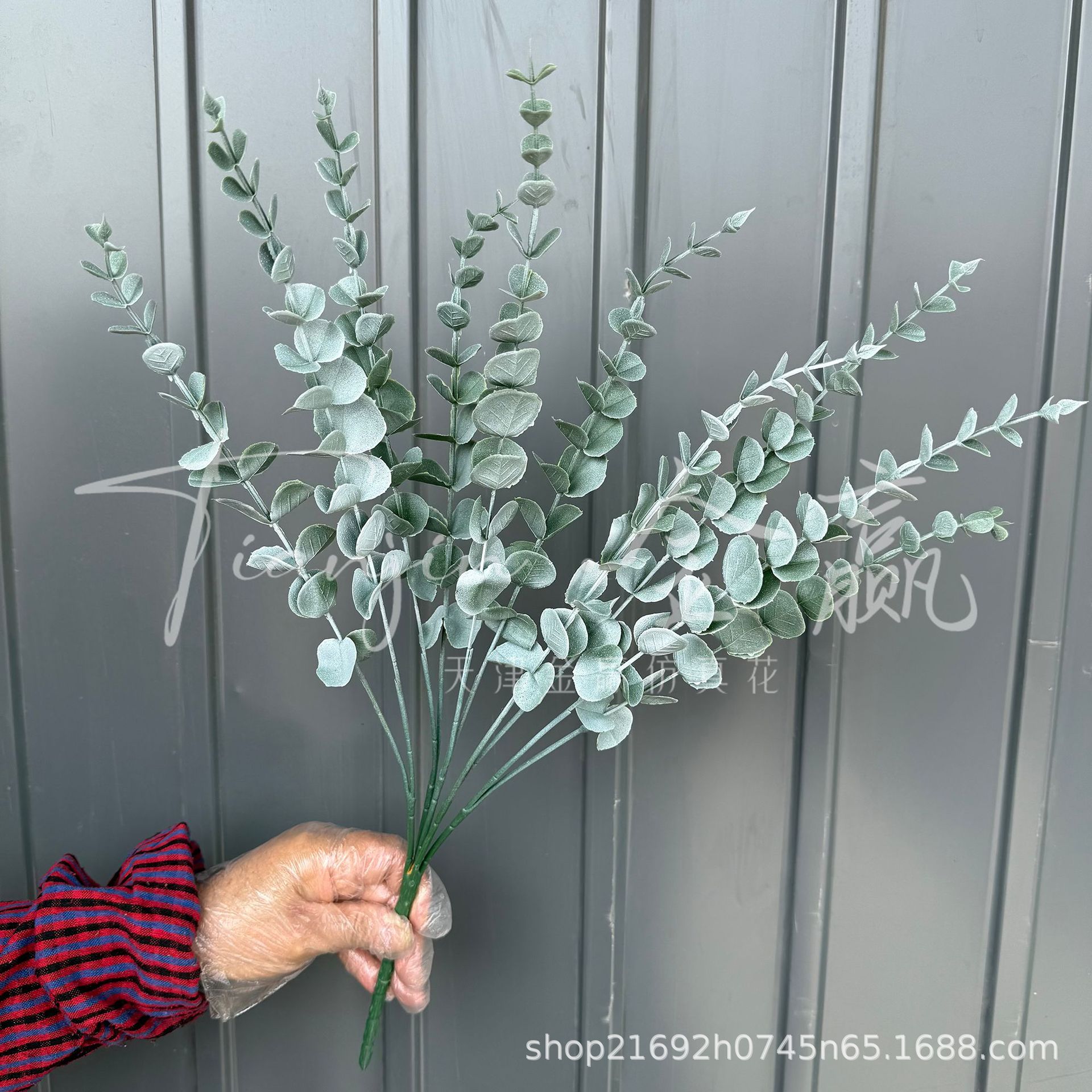 Boda Mori Simulación de flores y plantas verdes Pico de bambú Hierba Simulación de plantas verdes de invierno espárragos Plantas de simulación Escenografía de plantas verdes falsas