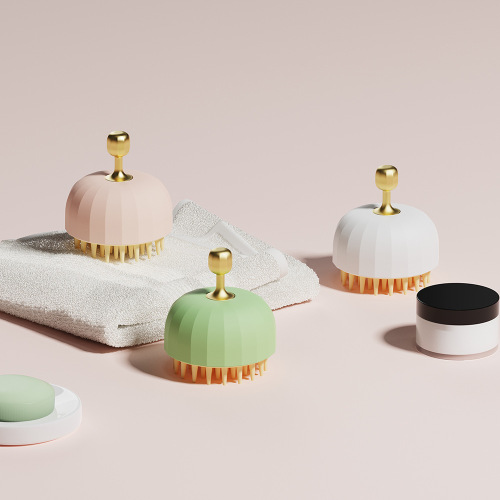 Silicone shampoo brush, soft tooth shampoo, massage comb, scalp anti-itch shampoo comb, head scratcher, wall-mounted pet bath brush