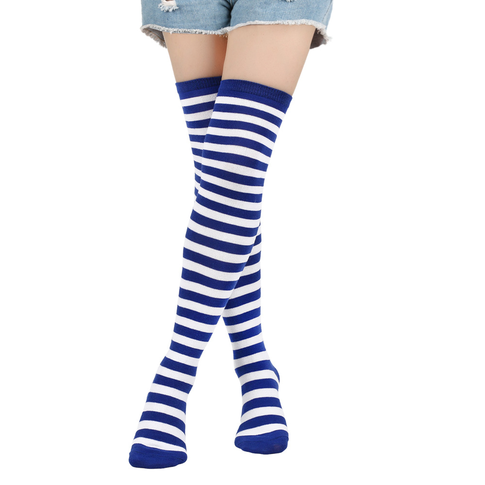 Sapphire blue+white/thin strip 65