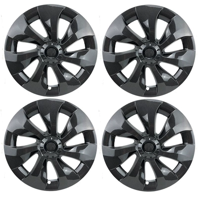 Hub cover – Applicable to Tesla Modely wheel - my19-inch-cyclone-full-carbon-carbon-standard-set-of-4