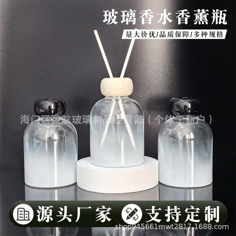 Factory direct 180ML screw belly bottle without fire rattan aroma bottle essential oil fragrance glass bottle fragrance ornaments