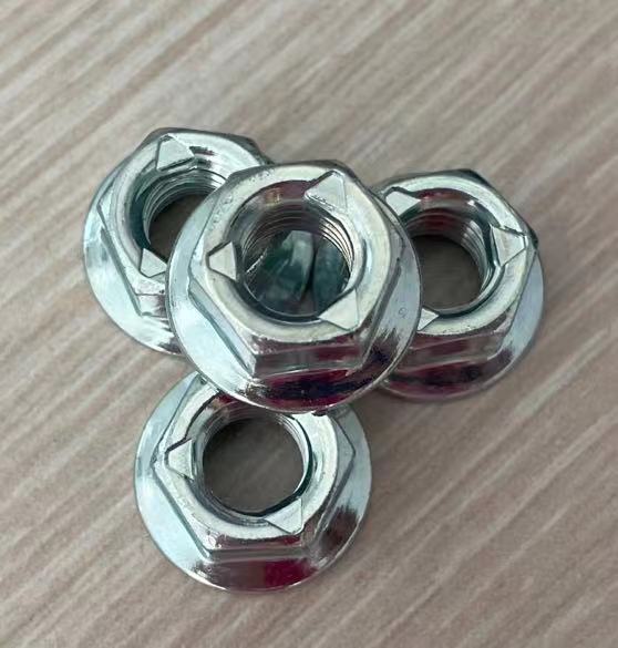 【厂家直销】全金属六角法兰锁紧螺母 法兰螺母 锁紧螺母