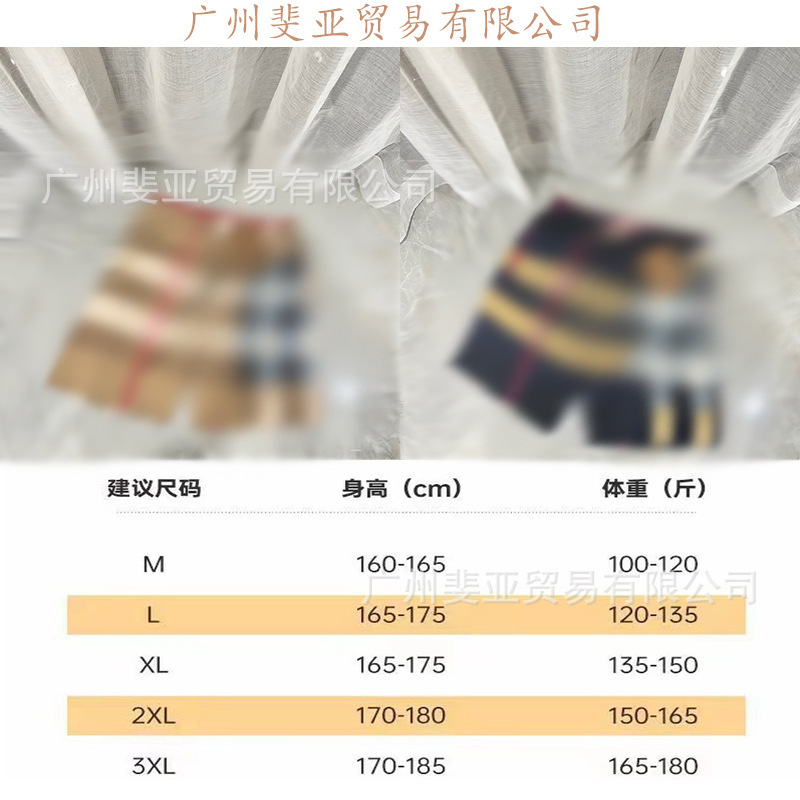 Cross-Border 26Ss Authentic Classic Beach Shorts Men's Plaid Shorts Casual Pants Versatile Summer Foreign Trade Wholesale