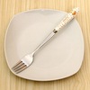 Fresh cute extra-long tableware stainless steel, Birthday gift