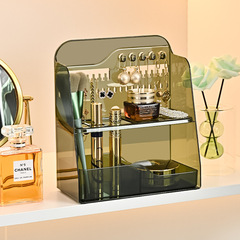 ミラーキャビネット収納ボックスpet透明トイレ化粧台口紅化粧品収納ボックスデスクトップ整理収納ボックス