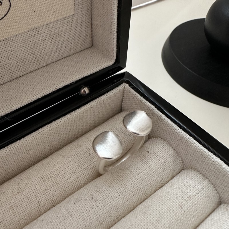 small design matte fashionable ring