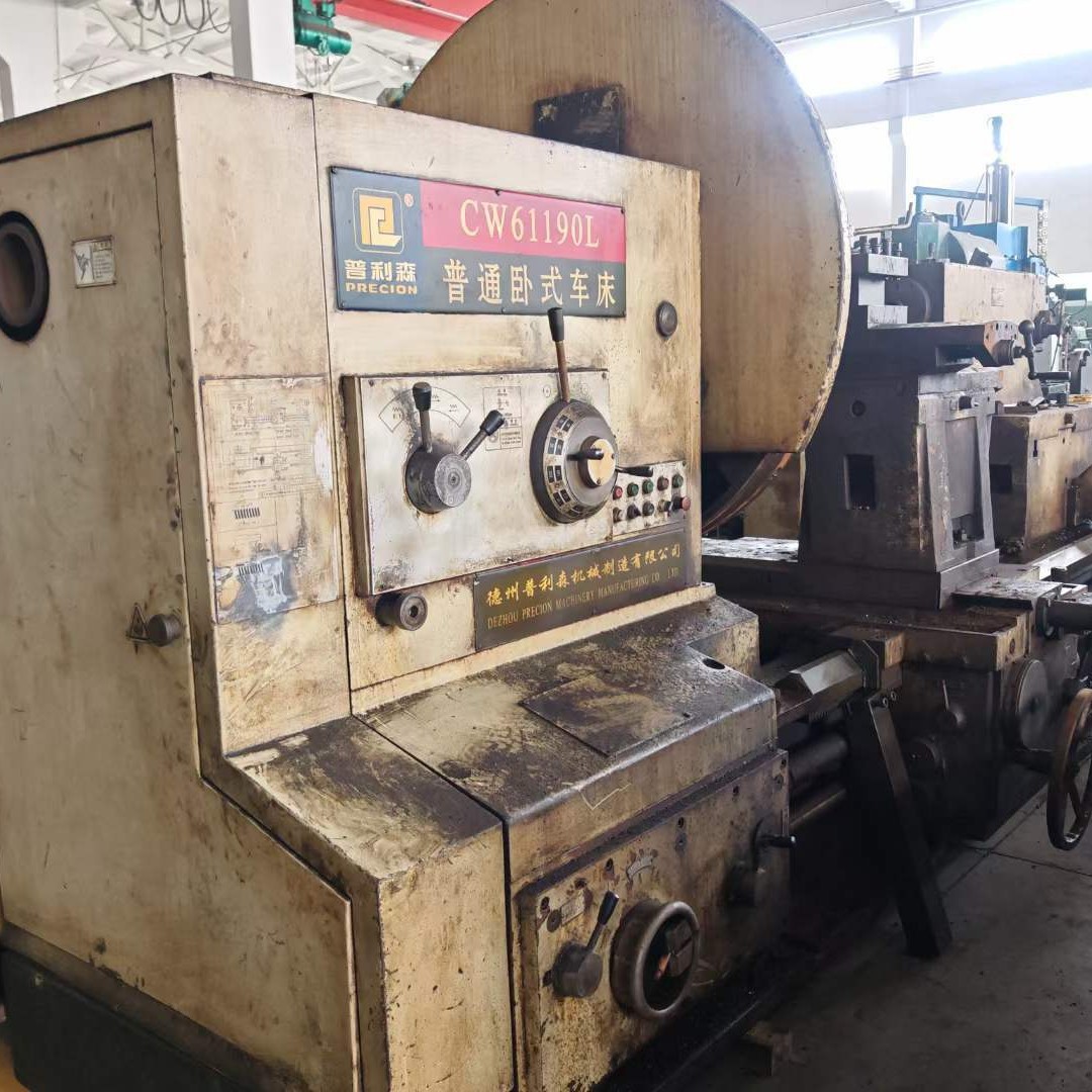 出售二手普利森CW61190Lx3米卧式车床回转直径1.9米