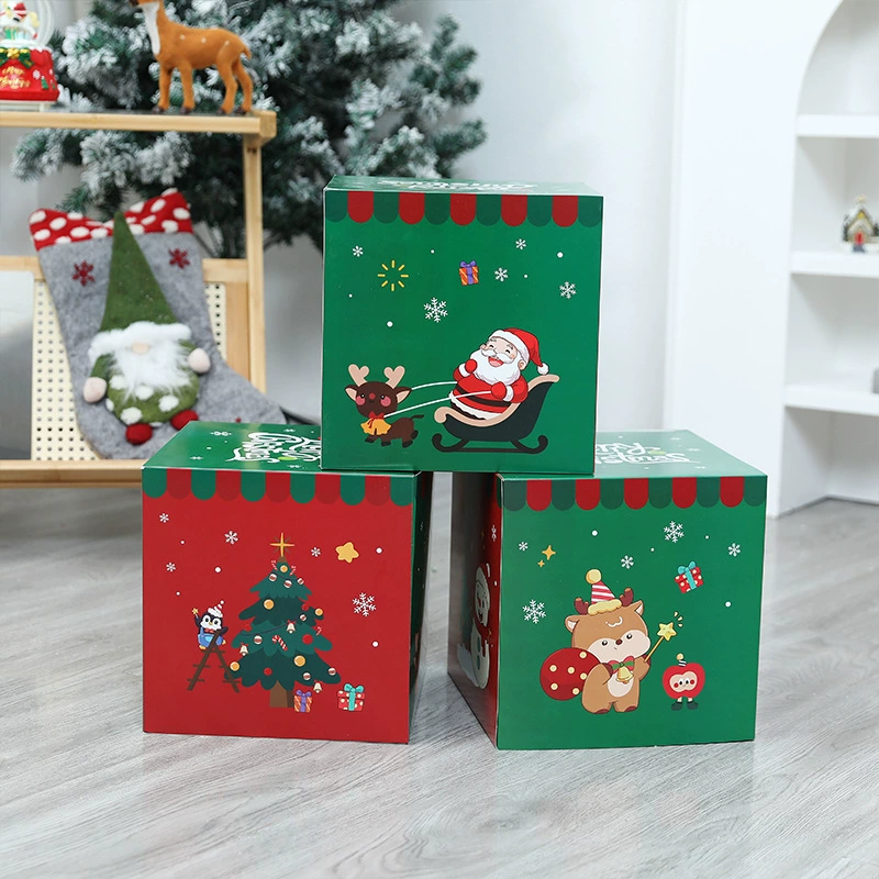 Christmas decorations, gift box, bag, set, layout, Birthday gift