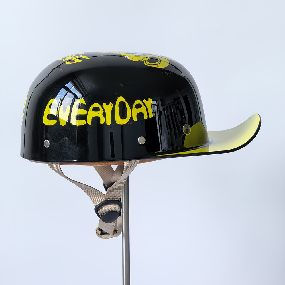 Motorcycle helmet, electric vehicle helmet, riding safety helmet, unisex half helmet 305
