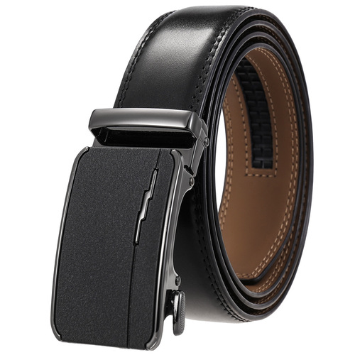 Belt Men's Belt Automatic Buckle Cowhide Belt Belt LY36-3149-1