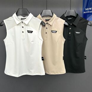 New Golf Clothing for Women Summer Golf Quick-Drying Breathable Short-Sleeved T-Shirt Tops Fashionable Versatile Jersey for Women