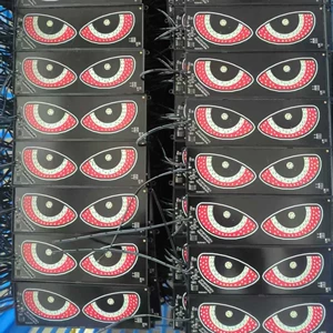 Новый продукт Demon Eye Car Генеральный светодиодный светодиодный светодиодный дисплей Light Light Light Decorary Light 11 Mode USB