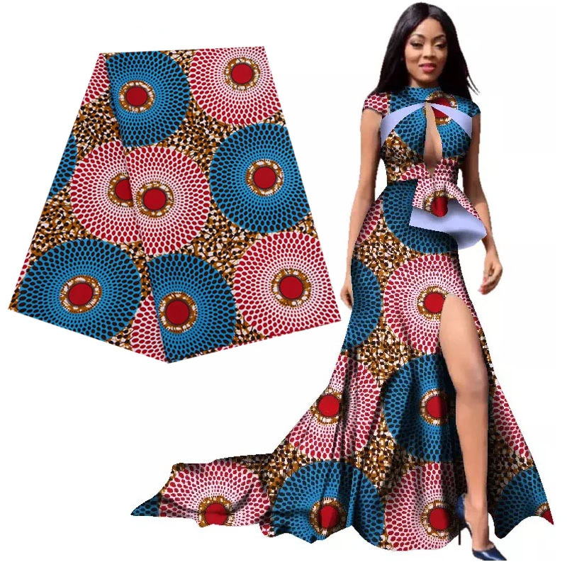 African ethnic clothing spot printing pa...
