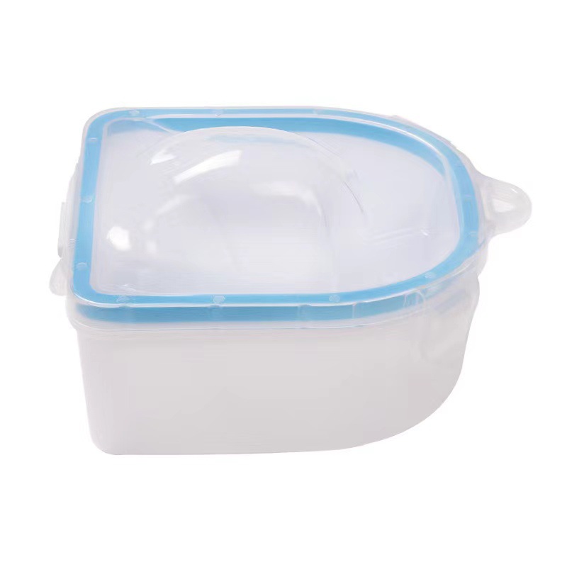 Nuevas herramientas de uñas mano tazón doble capa aislamiento mano tazón ablandamiento piel muerta mano tazón suministros de uñas ablandamiento muerto