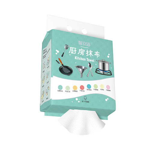 Kitchen hanging pull-out tissue, oil-absorbent paper towels, cleaning cloths, large-capacity absorbent multi-functional disposable cloths