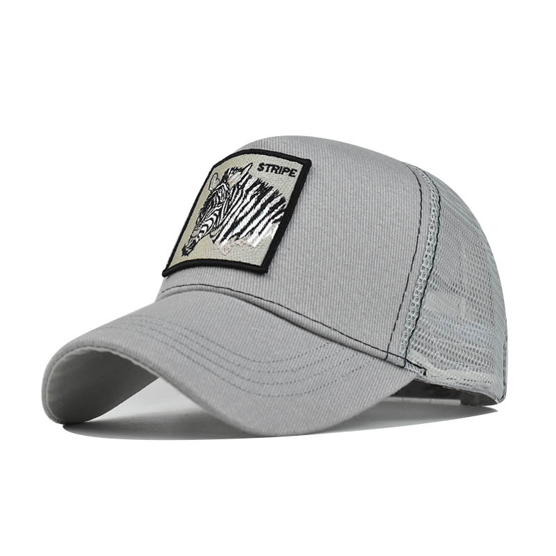 Vyšívaná zvířecí bavlněná síťovaná čepice Dámská baseballová čepice Pánská outdoorová sportovní čepice Kachní čepice_voghion.com