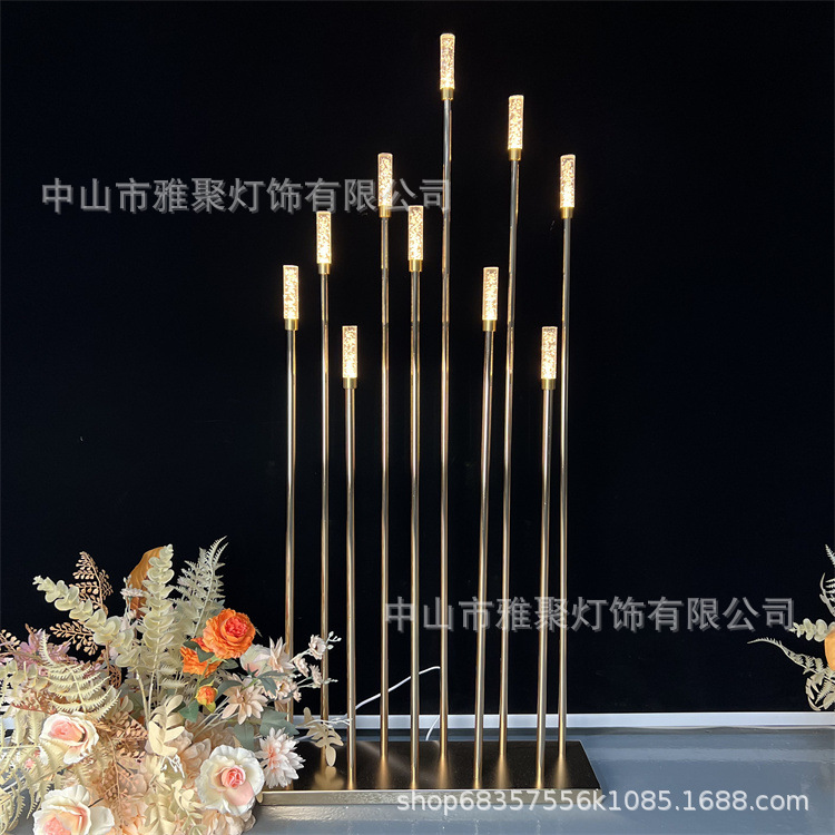 婚礼堂电镀水晶路引星光摆件奥斯卡路引灯宴会布置道具舞台装饰灯