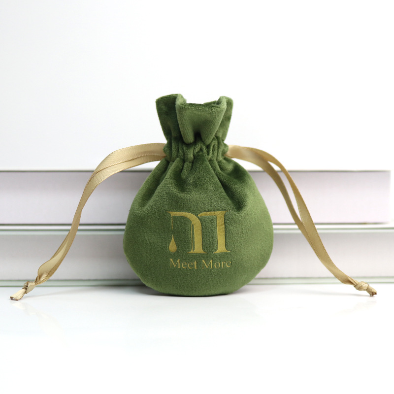 圆形绒布袋葫芦袋