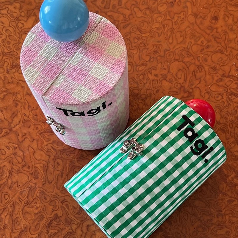 Tagi.新款机灵信号旋转桌面收纳高级复古大容量小众首饰盒化妆包|undefined
