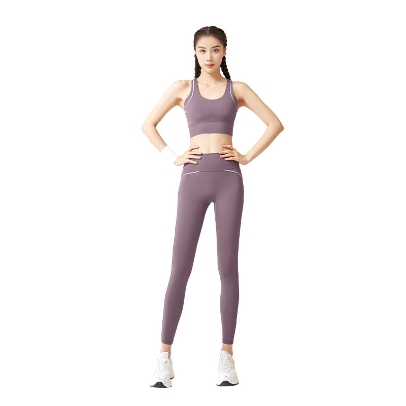 Nuevo Tmall shaking calidad línea sensación de yoga delgado * * * grado juego deportivo ropa de yoga transpirable alta elástica image 5