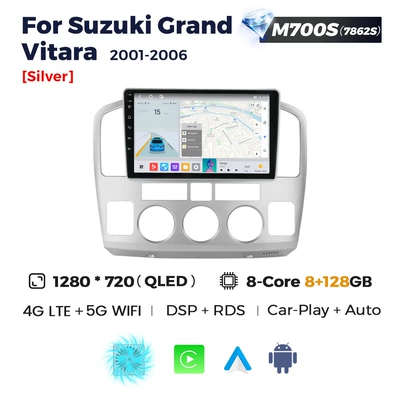 DVD Navigation — Grand Vitara 2001-2006 - b-m700s-8128-octa-core-full-network-compatibility