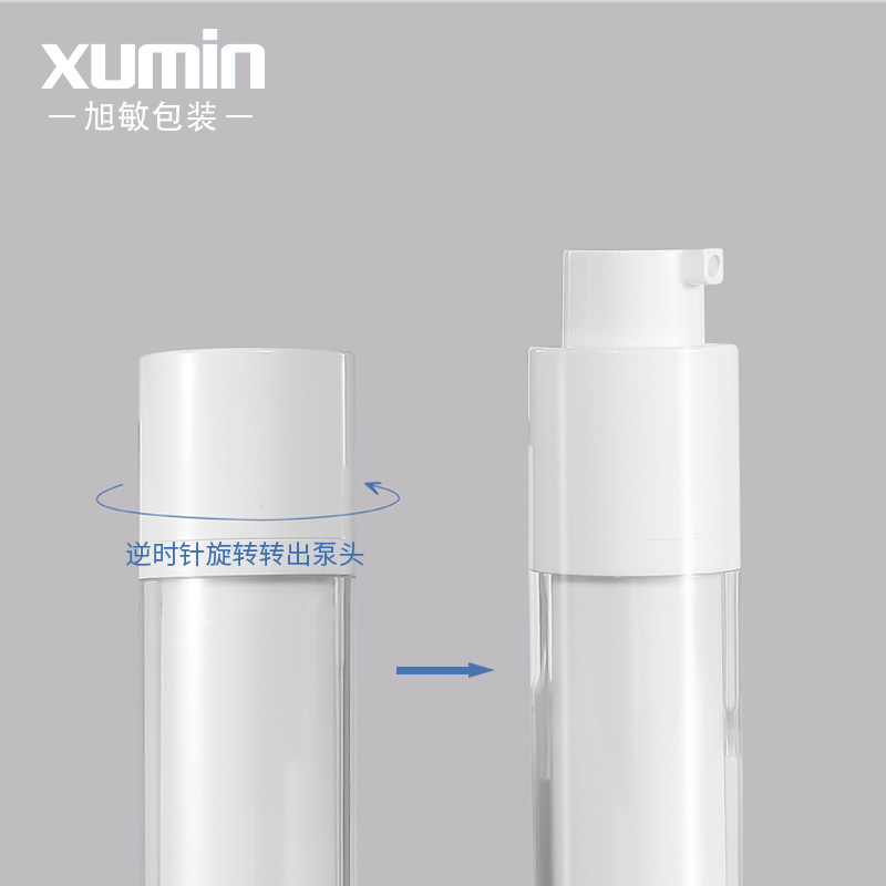 XUMIN en Existencia: Botella Dispensadora de Tónico Esmerilada de 50 ml, Botella de Vacío Giratoria de 30 ml, Botella de Spray Fijador de 15 ml