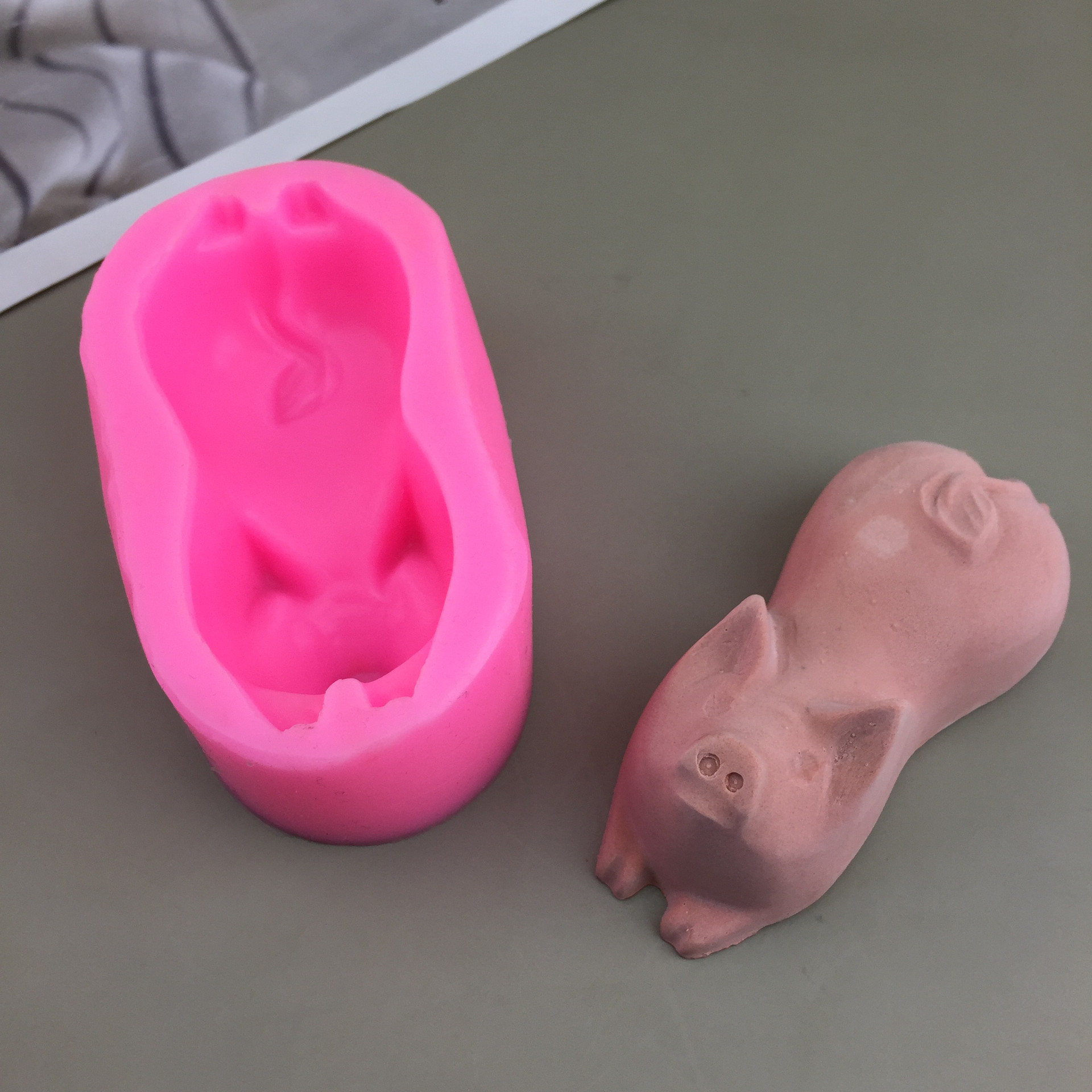 3D стерео маленький поросенок мусс мороженое силиконовая форма для выпечки торта с сахаром шоколадный декоративный инструмент торт