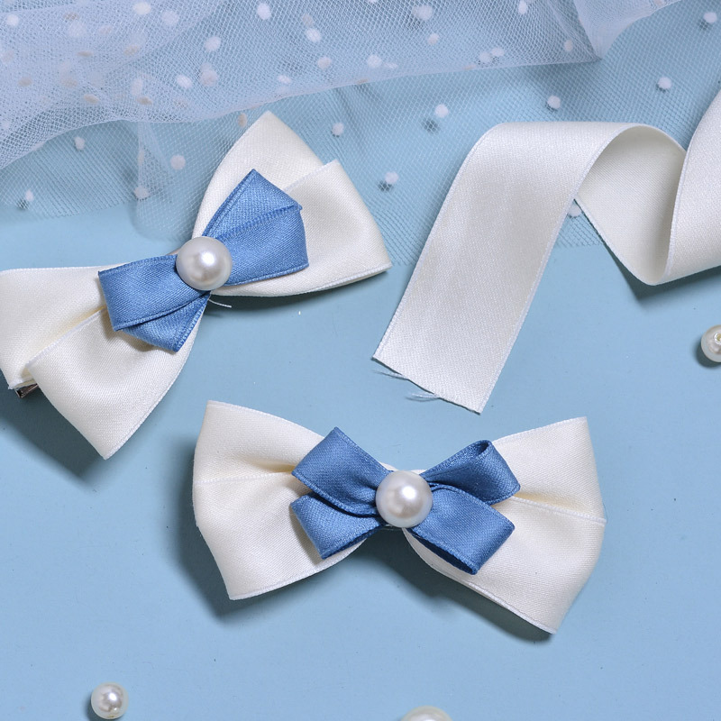 Cinta de poliéster y algodón Yao Ming, preconfeccionada, engrosada, de doble cara, mate, para accesorios para el cabello, lazos para ropa, material de poliéster y algodón.