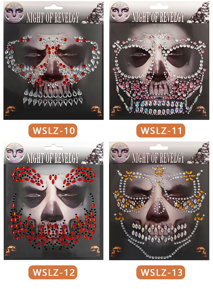 Halloween Festival Tree, Skull Pattern Handmade Craft Halloween Tree Skull Tattoos & Body Art 1 Piece