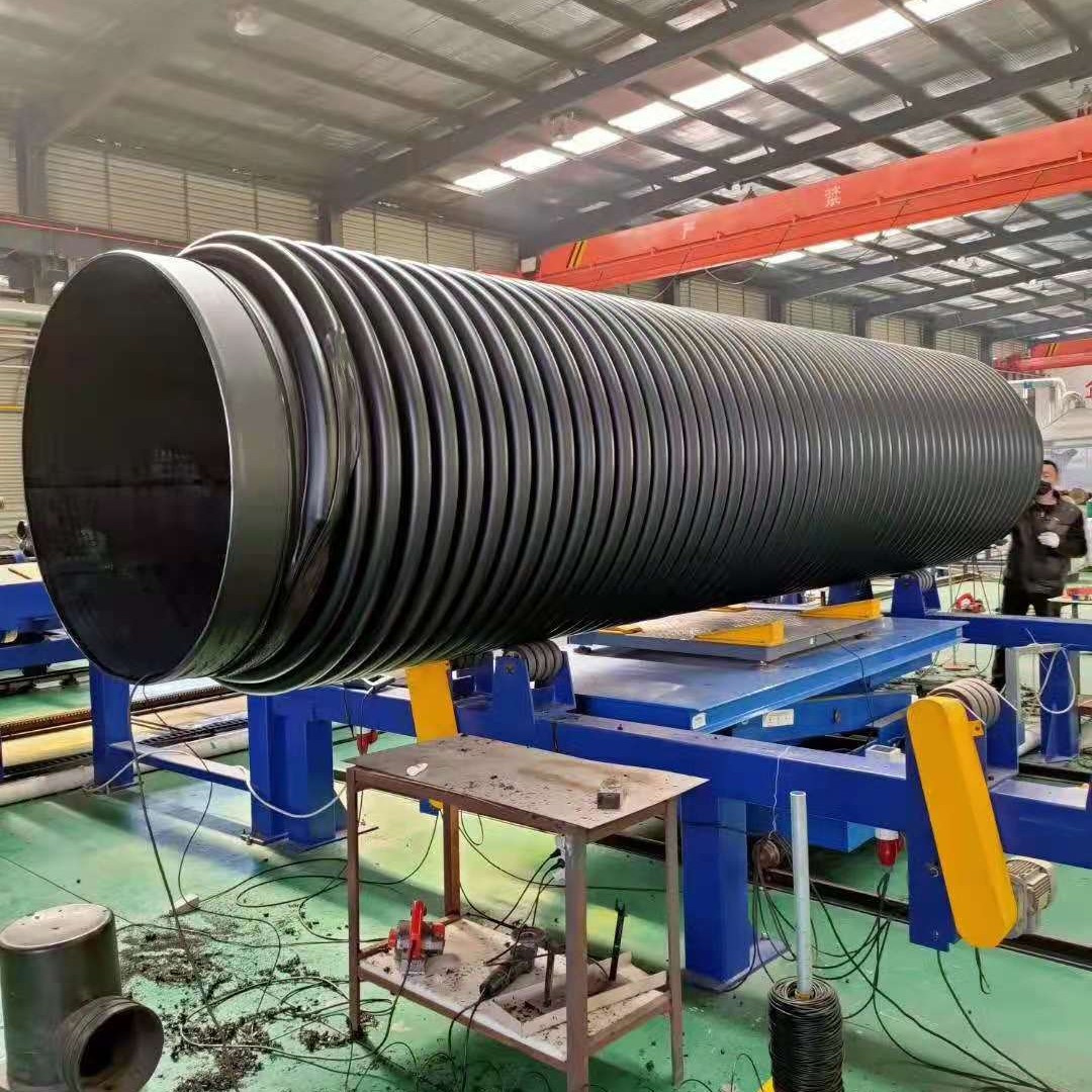 厂家现货供应hdpe缠绕克拉管B型排污管排水克拉管排污管厂家直销