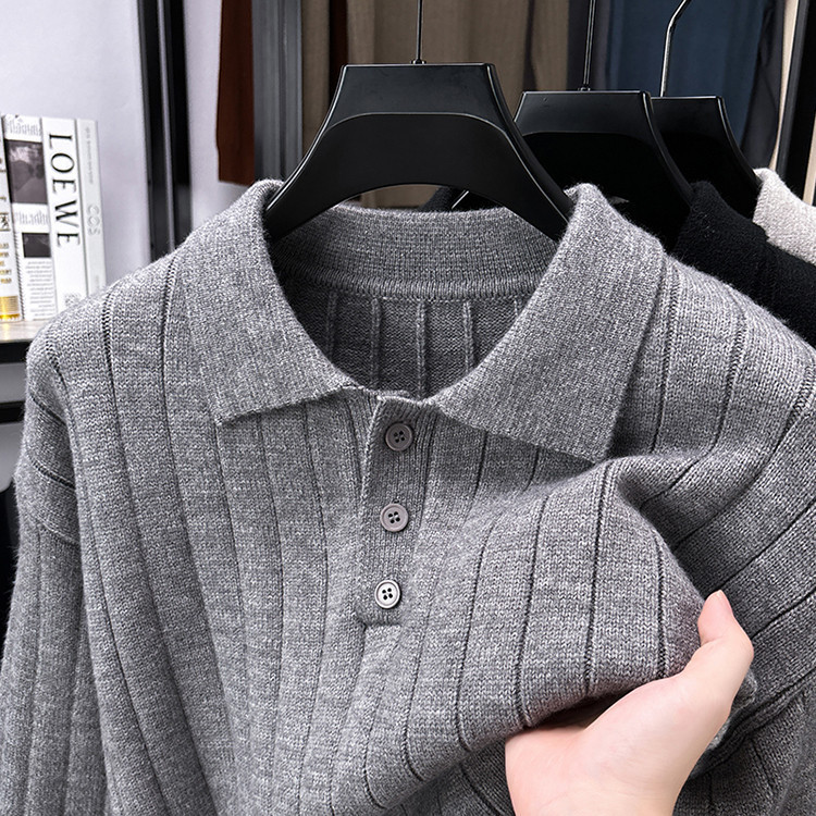 Autumn and Winter American Lazy Style Men's Knitted Sweaters, Trendy Men's Casual Designers, Loose Internet Celebrities, Handsome and Versatile