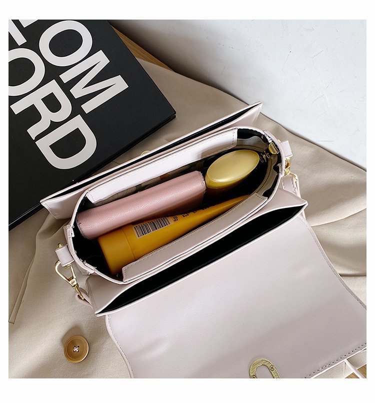 Fashion Solid Color Shoulder Messenger Portable Bag Wholesale display picture 21