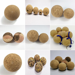 Factory Direct supply cork ball diameter 40/50/60mm glass bottle jar cork cover various styles