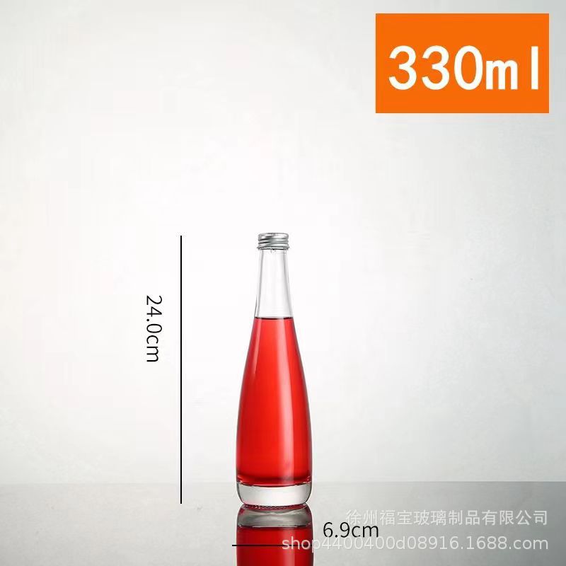 Botella de vino de hielo, botella de vidrio vacía, botella de vino de 375ml, botella de vino tinto de alta calidad, botella de vino de 500ml, botella de vidrio de vino de fruta