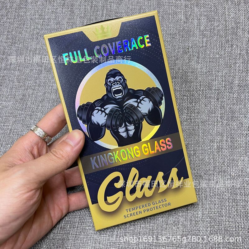 Neutral Anti-Peep Tempered Glass Film with Full Adhesive, Gorilla Packaging Box, Can Be Designed as a Phone Case with a Top and Bottom Box Neutral Anti-Peep Tempered Glass Film with Full Adhesive, Gorilla Packaging Box, Can Be Designed as a Phone Case with a Top and Bottom Box