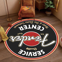 新款唱片系列地毯架子鼓乐器隔音地垫家用客厅装饰地毯吊篮地垫