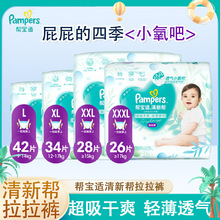 批发帮宝适清新帮拉拉裤®裤型非纸尿裤婴儿尿不湿干爽透气代发