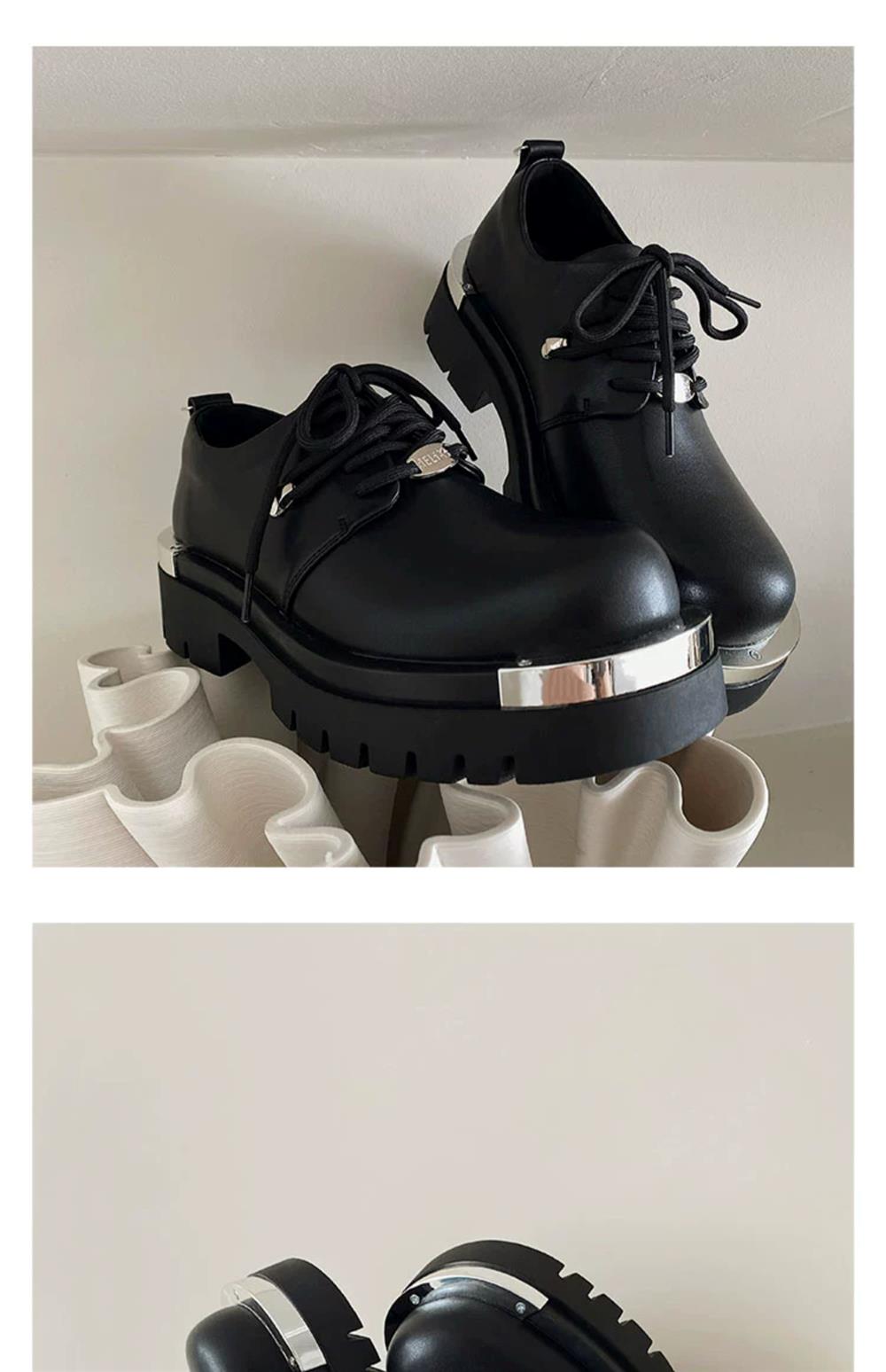 Chaussures Derby ShoeVault pour homme, modèle phare de la collection automne-été, rehausseur de taille, noires, décontractées, professionnelles et habillées, authentiques._voghion.com