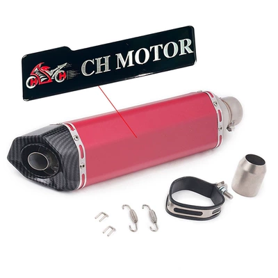 and Ninja Models, Exhaust pipe - e-small-hexagonal-round-tail-red
