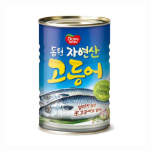 韩国鲅鱼罐头东远鲐鱼罐头400g料理用青花鱼鲭鱼罐头140