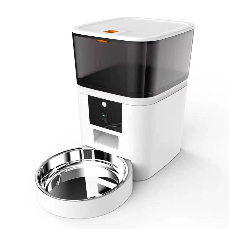 Новый автоматический интеллектуальный кормушка экономически эффективен, количественный граффити wifi емкость большая кошка двойная миска не застревает