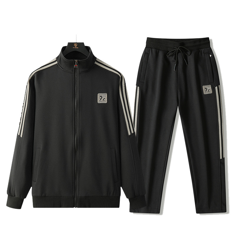 Traje deportivo para Hombre Ropa de primavera y otoño 2023 Nuevo suéter deportivo cardigan de talla grande para hombre traje de primavera y otoño