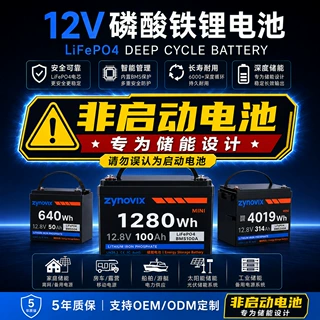 12.8V磷酸铁锂储能电池100Ah314Ah光伏离网系统配套OEM批发