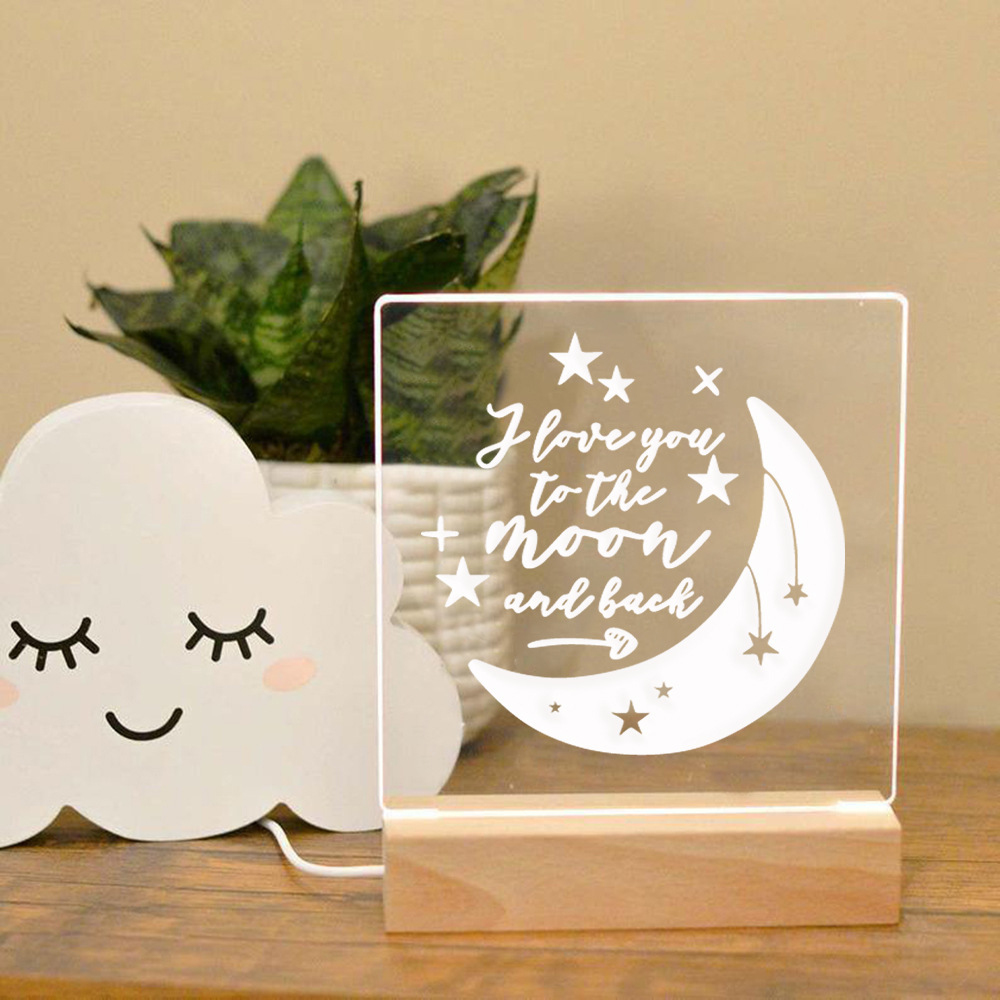 3D Cartoon Night Light